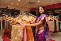 Anuhya at Sreeja Banaras Festival Launch